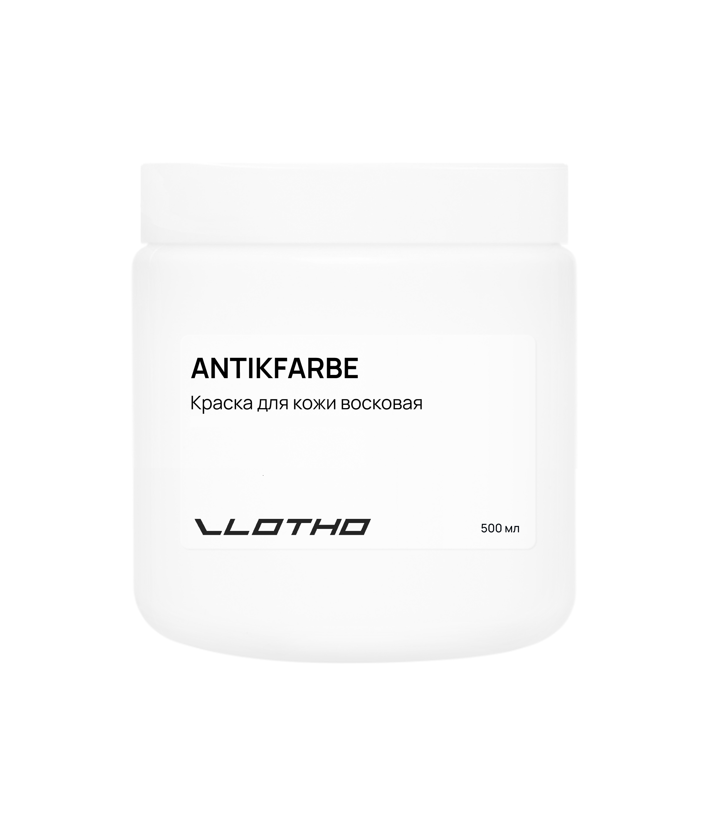 Краска для кожи восковая Vlotho Antikfarbe 500 мл синий